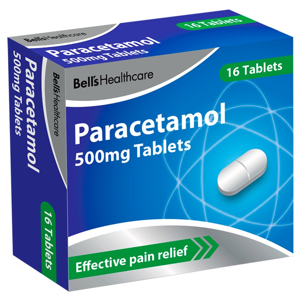 Bell's Healthcare Paracetamol 500mg Pain Relief Tablets 16s