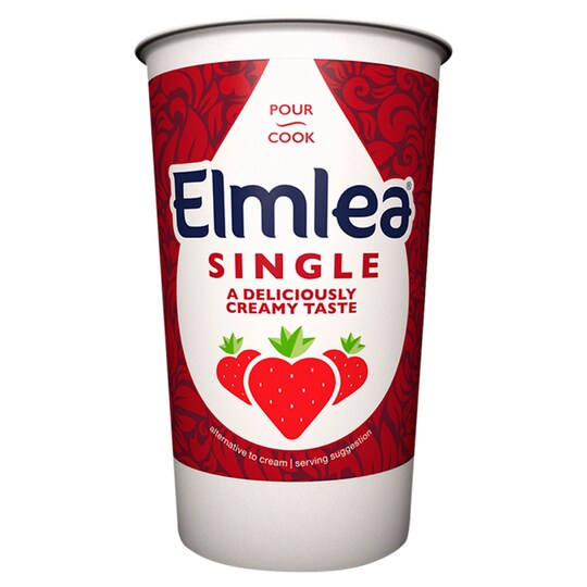 Elmlea Single Cream Alternative 284Ml Tesco Groceries