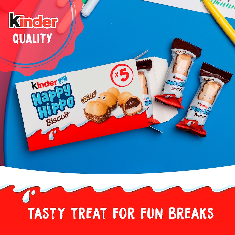 image 1 of Kinder Happy Hippo Cocoa Cream 5 Pack