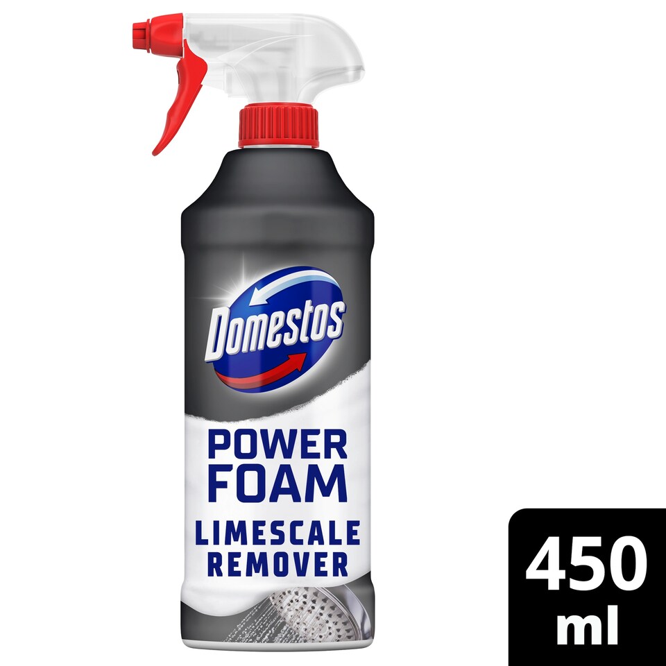 image 1 of Domestos Power Foam Toilet and Bathroom Limescale Remover 450ml
