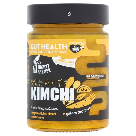 Mighty Farmer Kimchi Golden Turmeric 320G Tesco Groceries