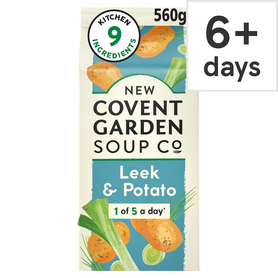 image 1 of New Covent Garden Potato & Leek Soup (Only 9 Kitchen Ingredients) 560g