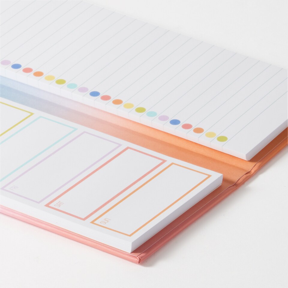image 1 of Paperchase Ombre Meal Planner
