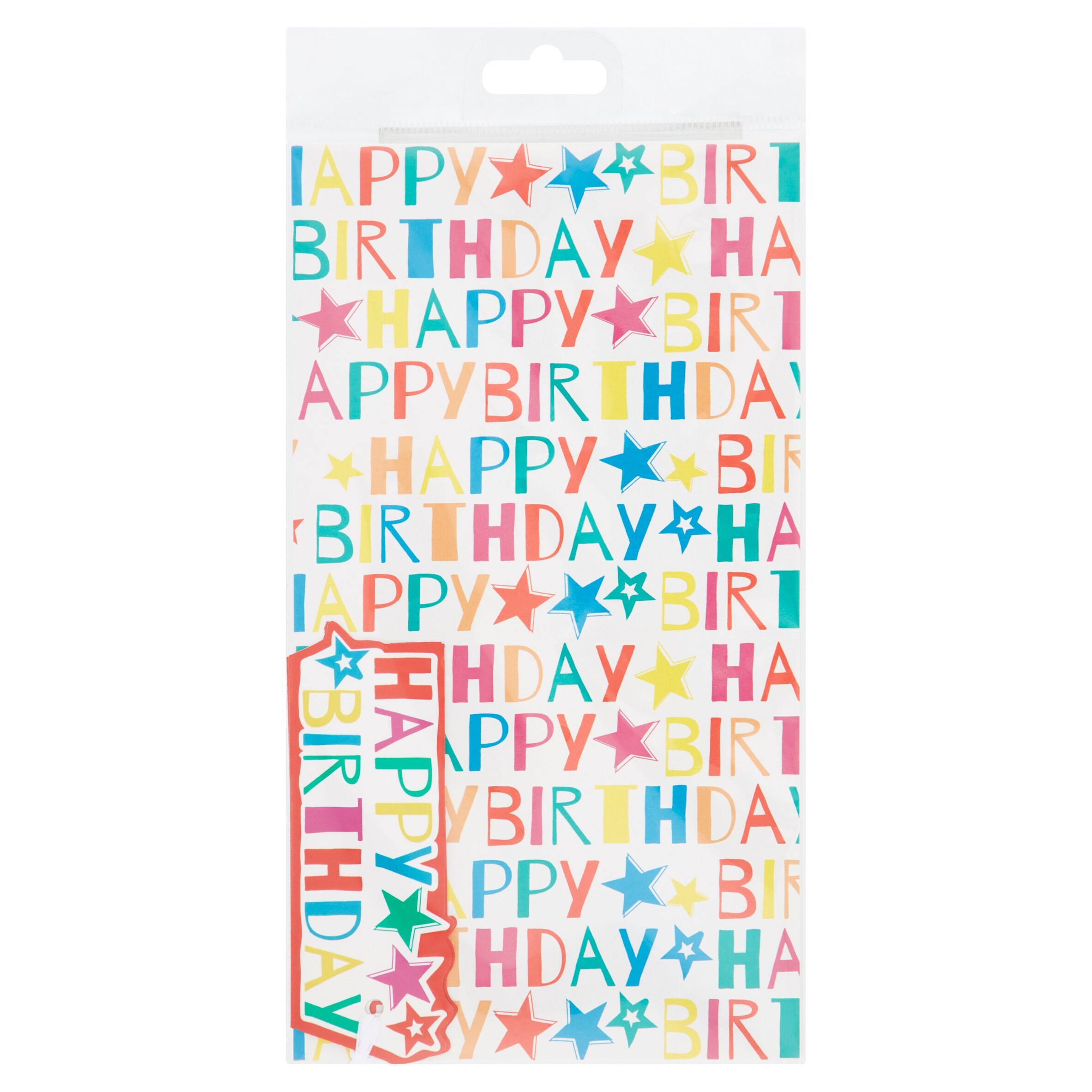 Tesco Gift Wrap 2 Sheets /& 2 Tags