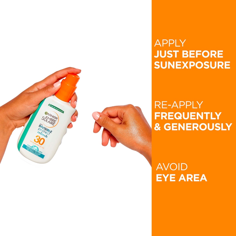 image 1 of Ambre Solaire Clear Protect Sun Cream Spray SPF30 200ml