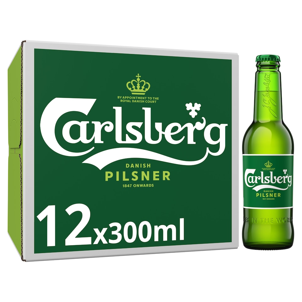 Carlsberg Danish Pilsner Lager 12 X 300Ml