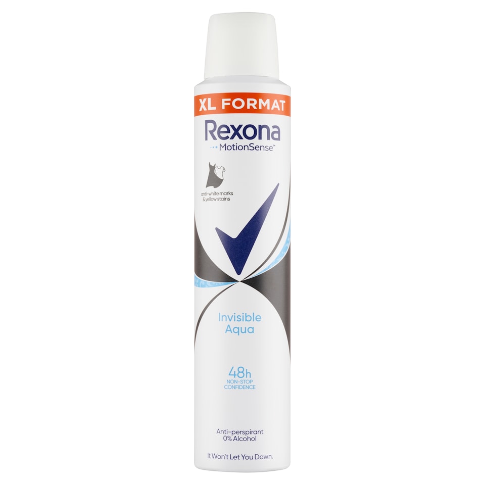 Obrázek 1 pro produkt Rexona Invisible Aqua compressed antiperspirant sprej 200ml