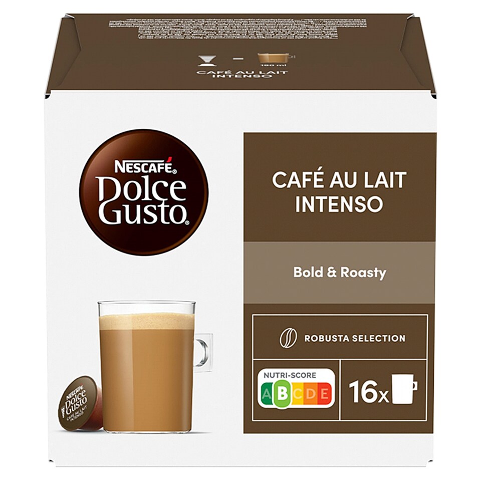 image 1 of NESCAFÉ® Dolce Gusto® Café au Lait Intenso - Capsule Coffee - 16 Capsules in a Pack