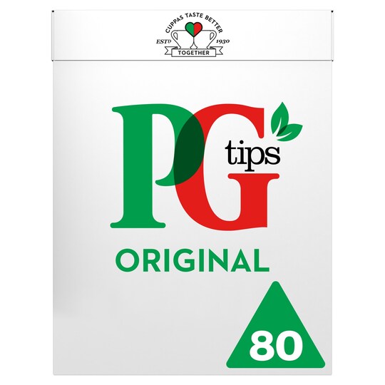 Pg Tips 80S Pyramid Teabags 232G Tesco Groceries