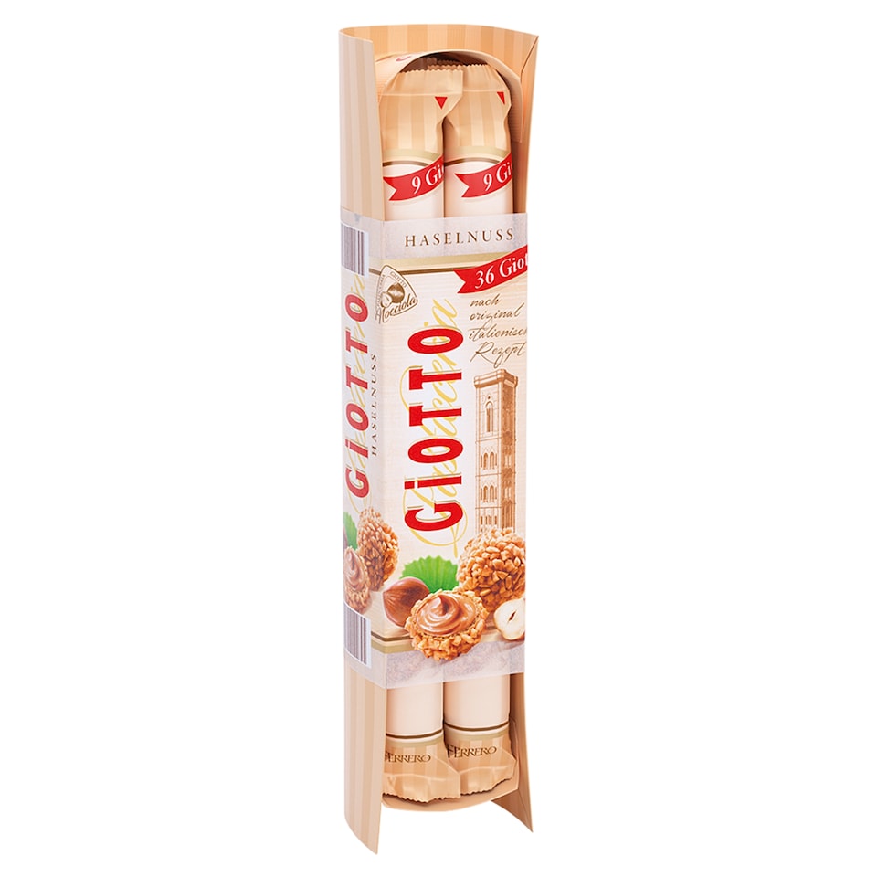 obrázok 1 z Giotto Chrumkavá oblátka s jemnou náplňou z mlieka a lieskovcov 4 x 38,7 g