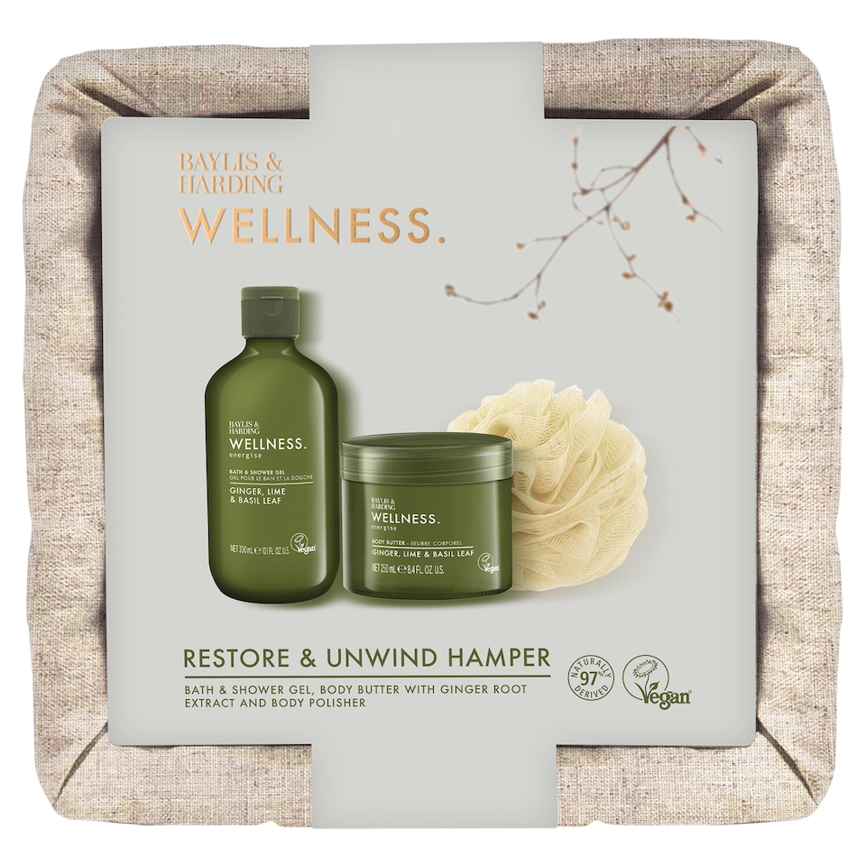 image 1 of Baylis & Harding Wellness Restore & Unwind Hamper Gift Set