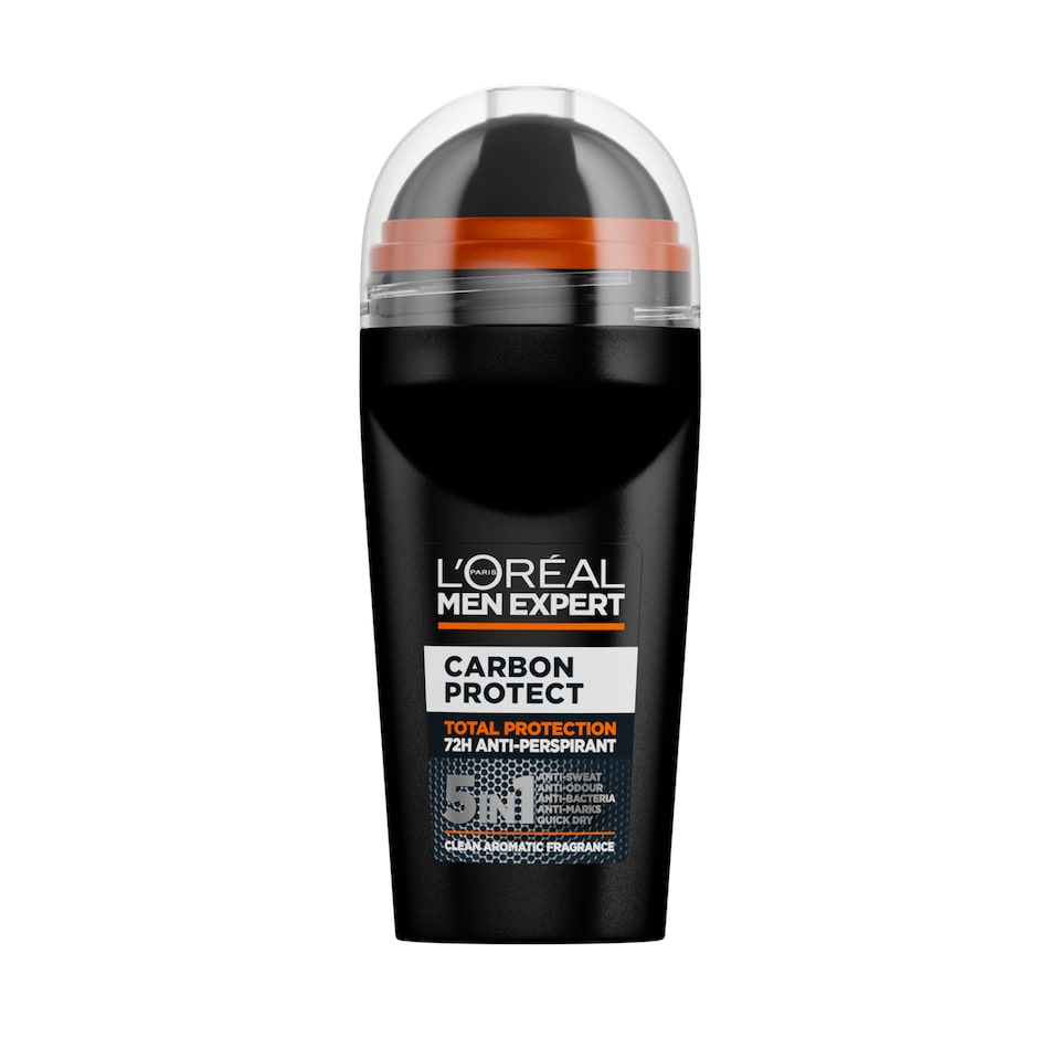 image 1 of L'Oreal Men Expert Carbon Protect Roll-On Deodorant 50ml
