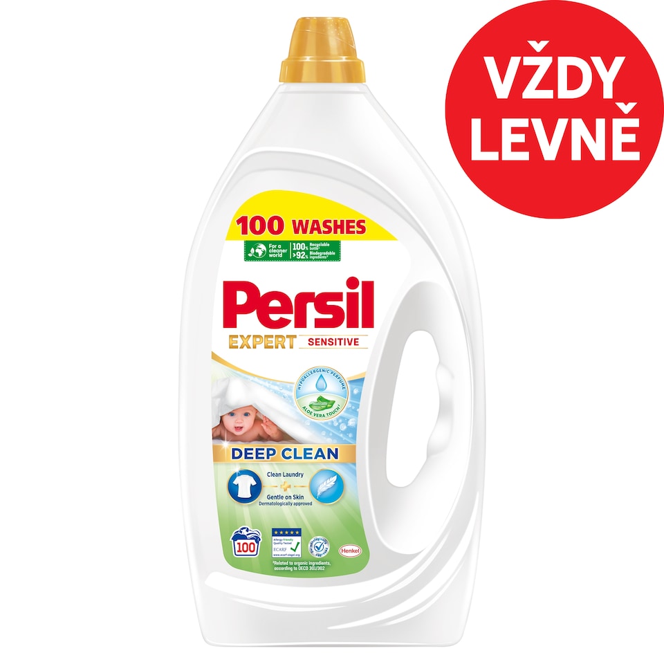 Persil prací gel Sensitive pro citlivou pokožku 100 praní
