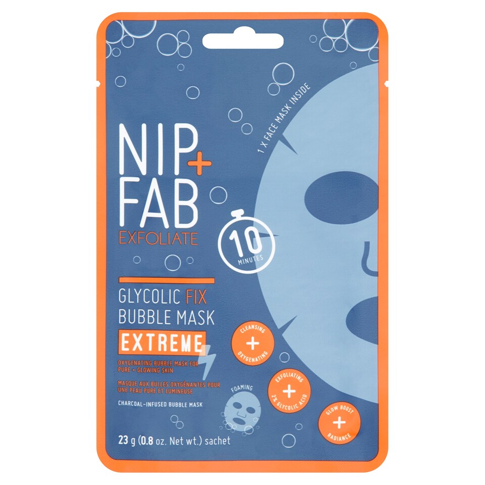 Nip+Fab Glycolic Extreme Bubble Mask 23G