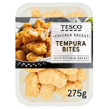 Tesco Tempura Chicken Breast Bites 275G