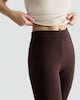 image 1 of F&F Medium Warmth Faux Fur Lined Leggings in Brown