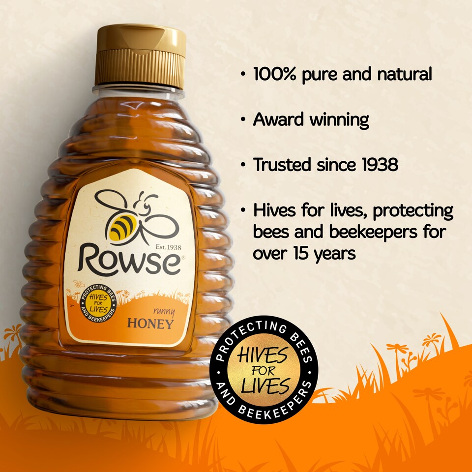 image 1 of Rowse Squeezable Clear Honey 680G