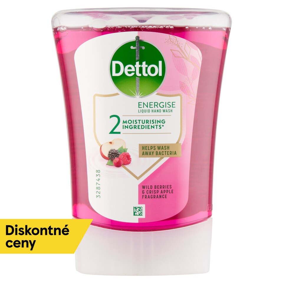 obrázok 1 z Dettol Tekuté mydlo náplň do bezdotykového dávkovača vôňa lesného ovocia 250 ml