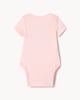 image 2 of F&F Baby Pure Cotton Auntie's Little Cutie Pie Bodysuit in Pink