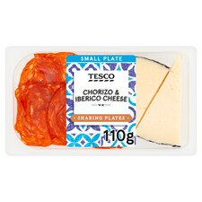 Tesco Chorizo & Iberico Cheese 110G