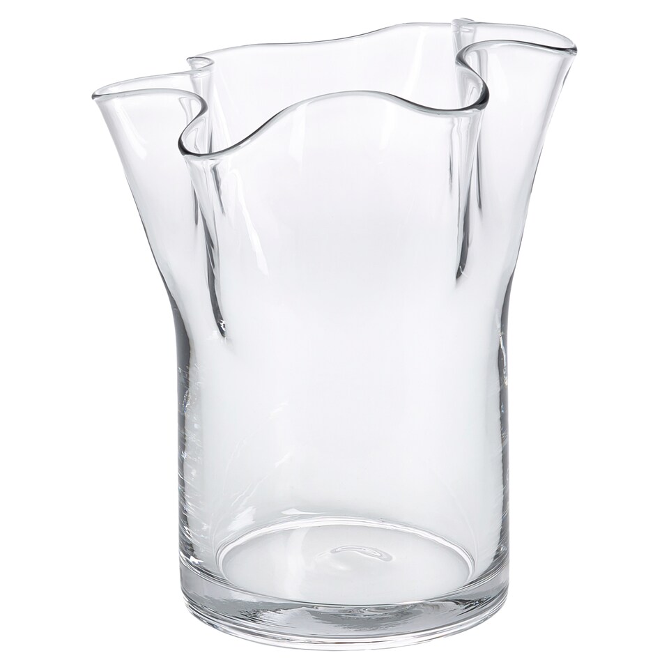 F&F Home Clear Handkerchief Vase