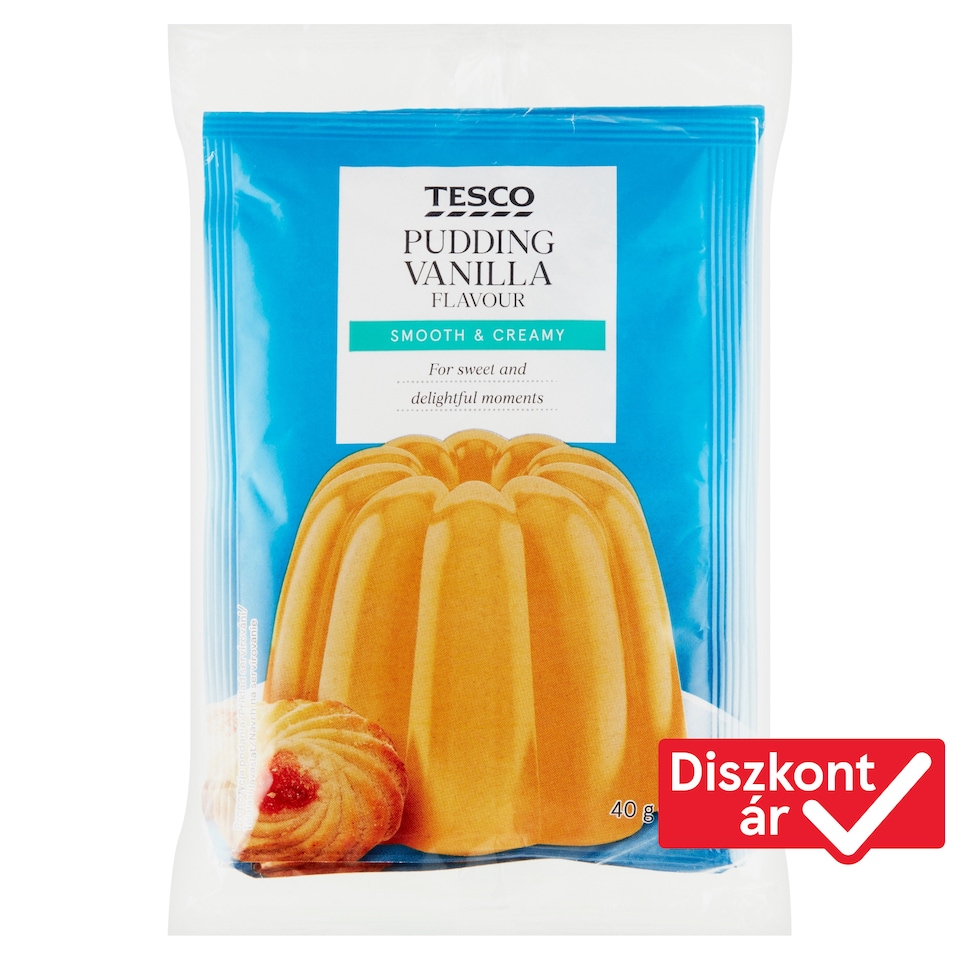 Tesco Vanilla Flavoured Pudding Powder 3 x 40 g
