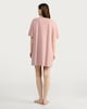 image 3 of F&F Pure Cotton Amour Print Short Sleeved Nightdress in Multi Pink