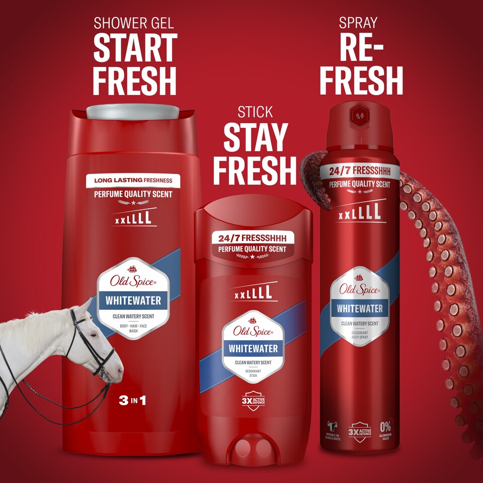 obrázok 1 z Old Spice Whitewater Telový Sprejový Dezodorant Pre Mužov 250ml