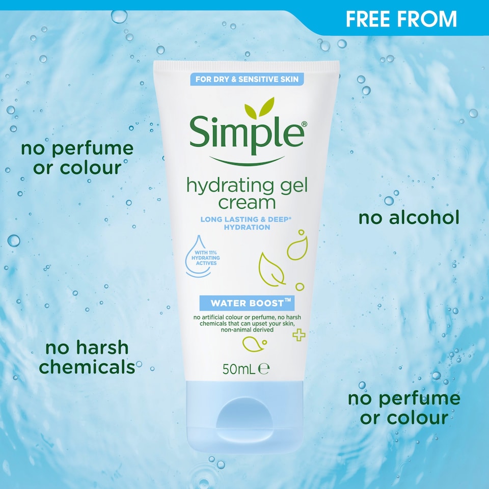 image 1 of Simple Water Boost Hydrating Gel Cream 50Ml