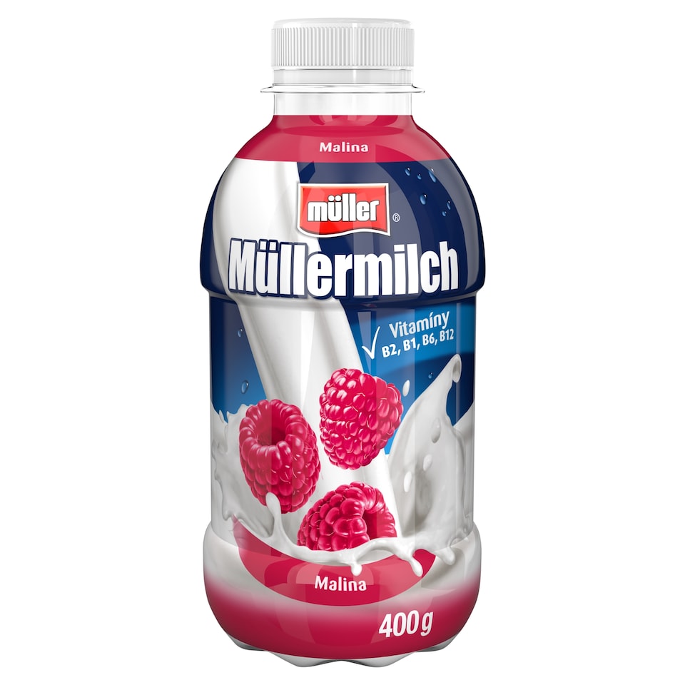 image 1 of Müller Müllermilch Party Milk Drink with Raspberry Flavor 400 g
