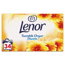 Lenor Tumble Dryer Sheets Summer 34Pk