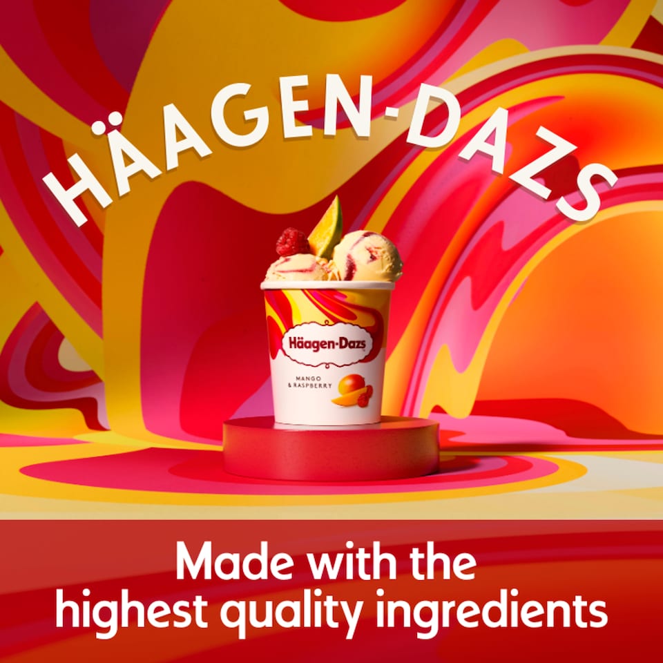 image 1 of Haagen-Dazs Mango & Raspberry Ice Cream 460Ml