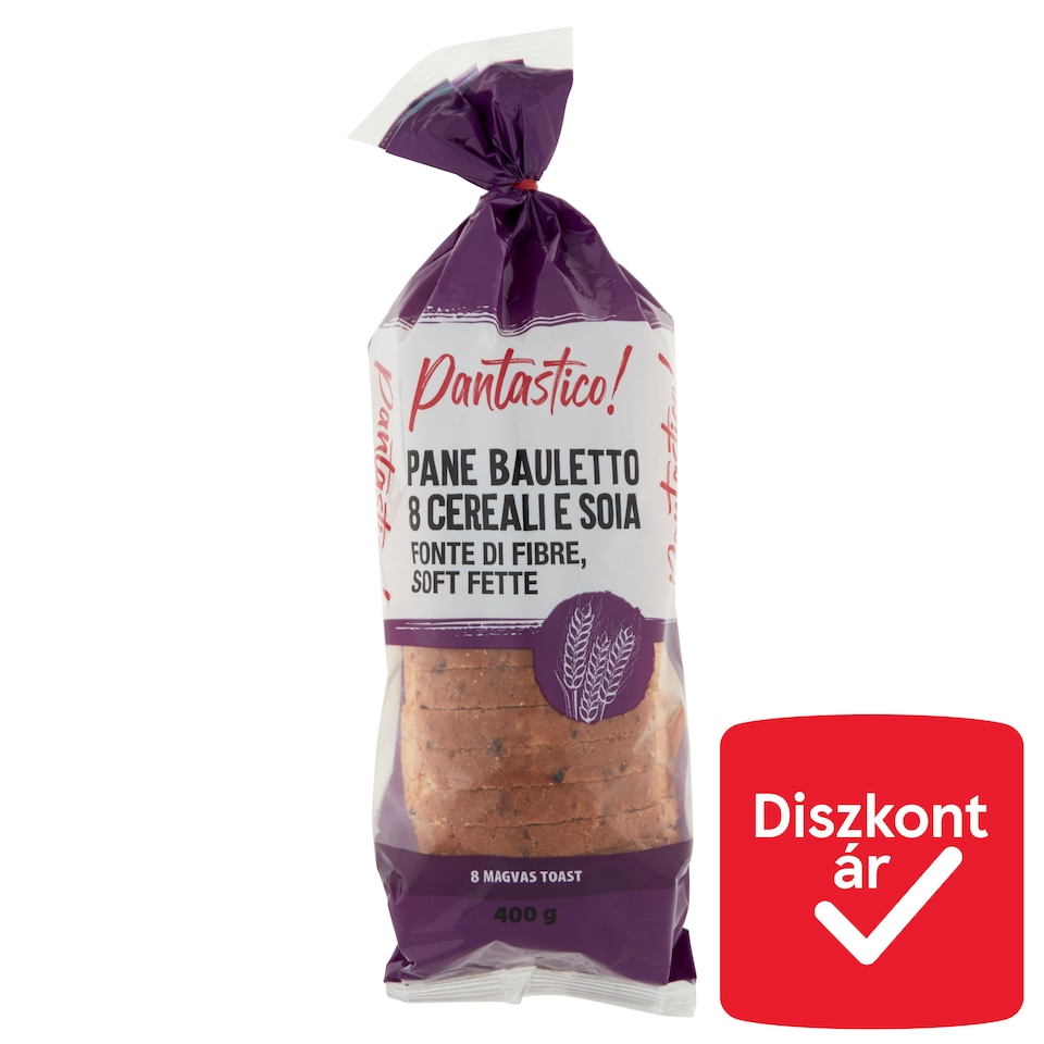 Pantastico! 8 magvas toast szeletek napraforgóolajjal 400 g