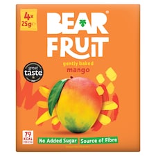 BEAR Fruit Dried Mango 4x25g