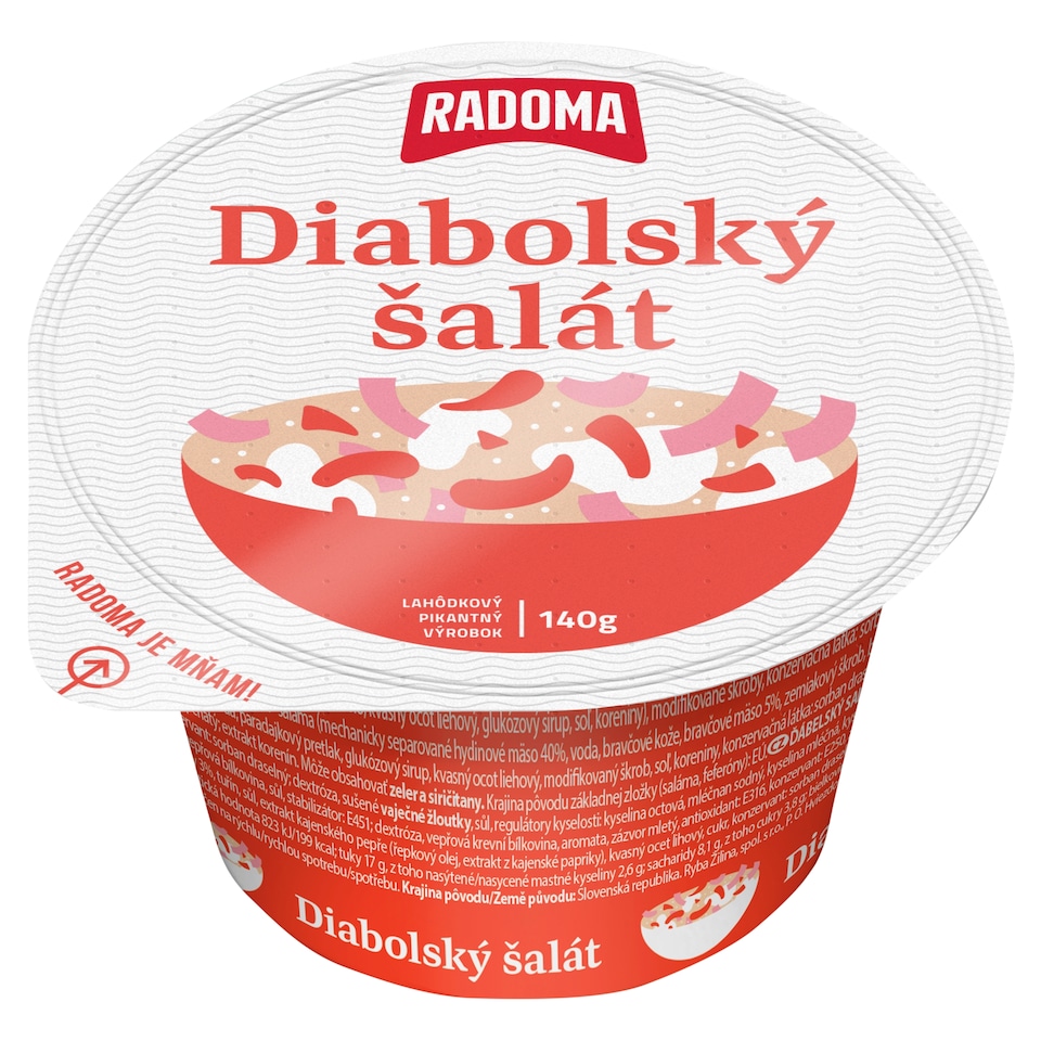 PRETO Radoma Diabolský lahôdkový šalát 400 g