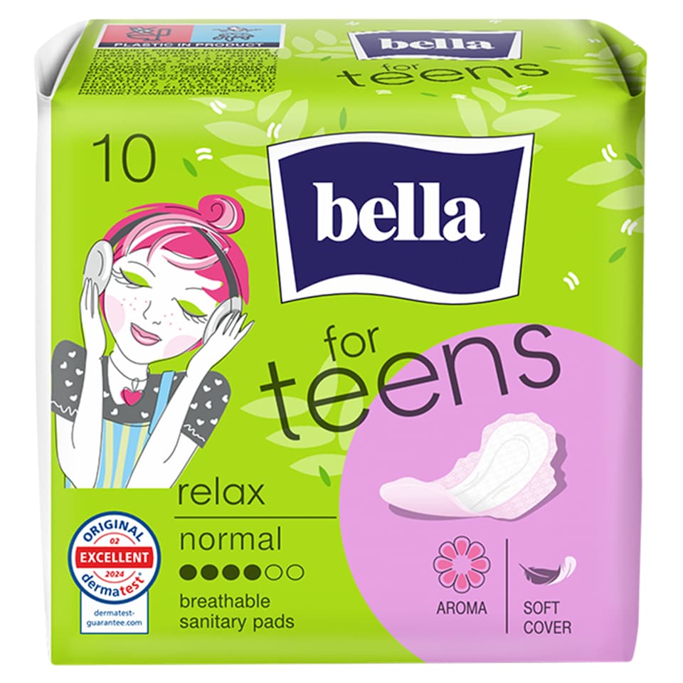 Bella For Teens Relax Normal hygienické vložky 10 ks