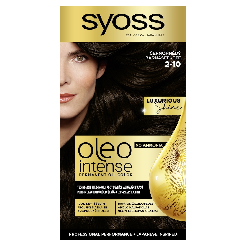 Obrázek 1 pro produkt Syoss Oleo Intense barva na vlasy Černohnědý 2-10
