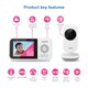 image 3 of Vtech Baby Monitor Vm819 2.8