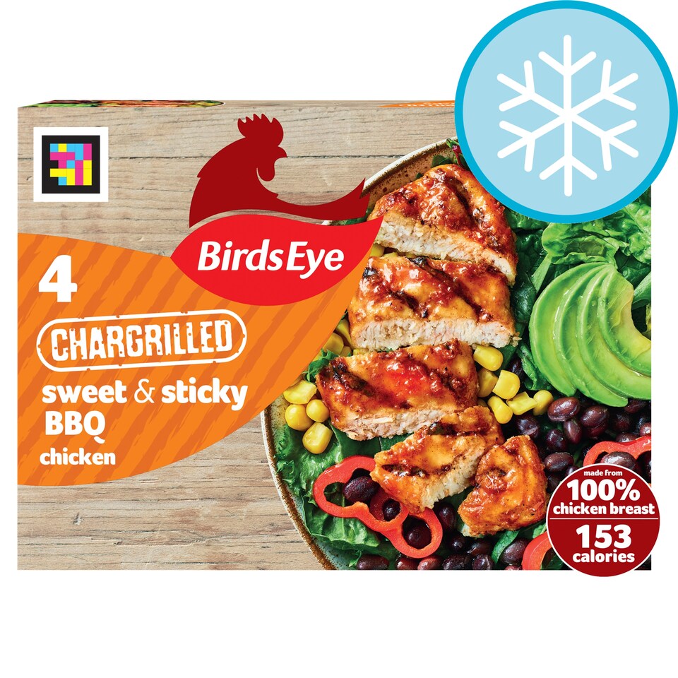 Birds Eye 4 Chicken Chargrill Sweet/ Sticky Bbq 348G