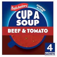 Batchelors Cup A Soup Beef & Tomato 4 Pack 88G