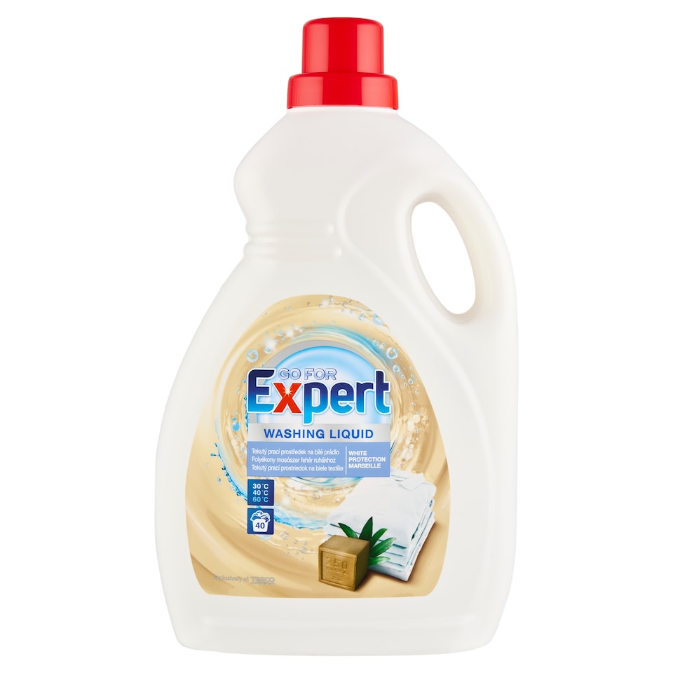 Go for Expert Marseille folyékony mosószer fehér ruhákhoz 40 mosás 2,2 l