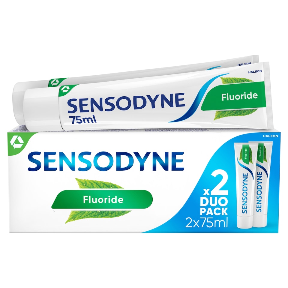 Sensodyne Fluoride fluoridos fogkrém 2 x 75 ml  1. kép