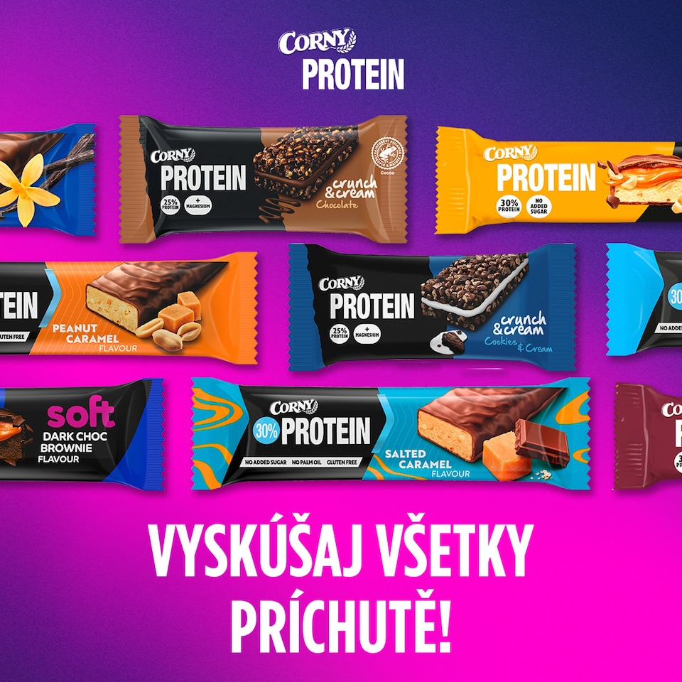 obrázok 1 z CORNY proteín Crunch & Cream Cookies 35 g