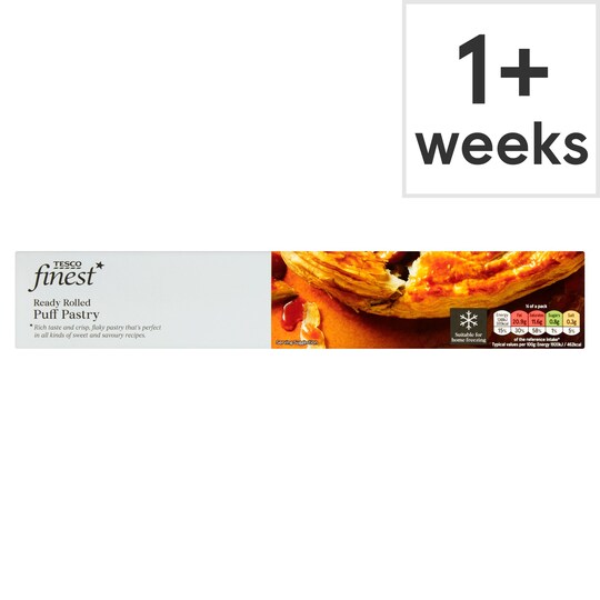 Tesco Finest All Butter Puff Pastry 320G Tesco Groceries