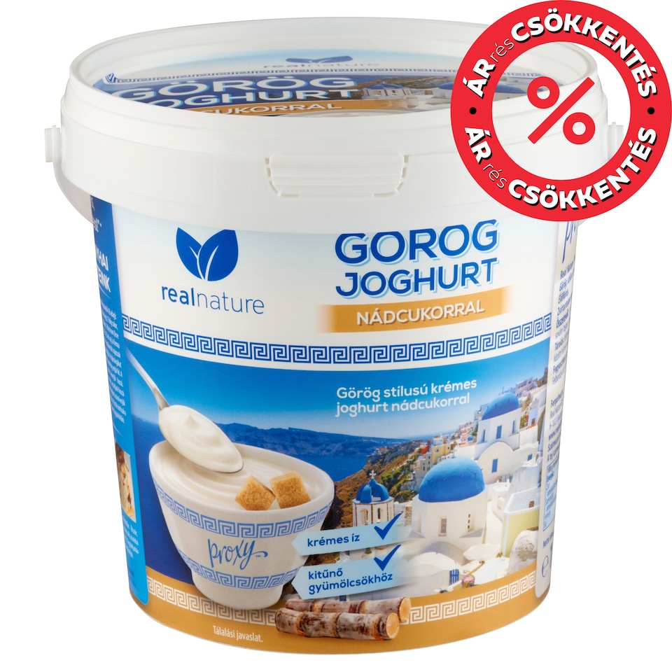Real Nature Proxy görög joghurt nádcukorral 1 kg