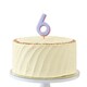 image 2 of Ginger Ray Rainbow Number 6 Candle