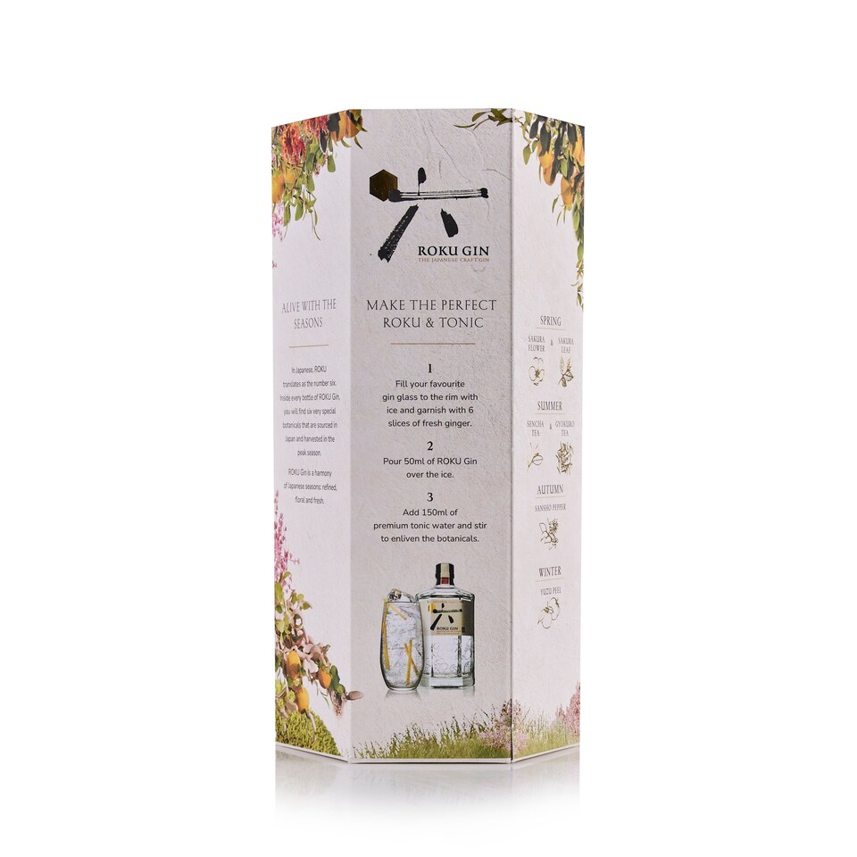 image 1 of Suntory Roku Gin 70Cl