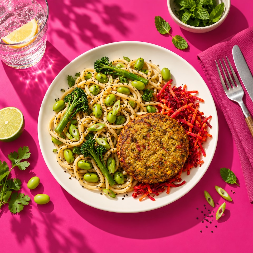 image 1 of Gosh! Super Plants Asian Style Cauliflower & Spinach with Pumpkin Seeds Burgers 200g