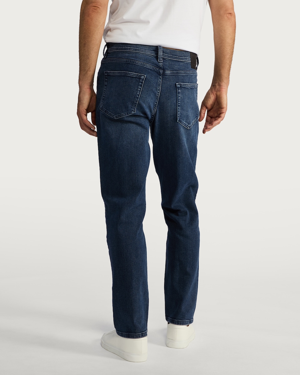 image 1 of F&F Straight Fit Jeans in Navy