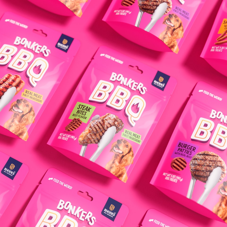 image 1 of Bonkers Dog Treats Dry BBQ Steak Cuts 85 G